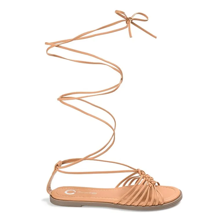 Journee Collection Womens Jess Strap Sandals