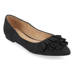 Journee Collection Womens Judy Slip-on Pointed Toe Ballet Flats