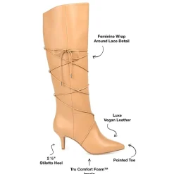Journee Collection Womens Kaavia Stiletto Heel Riding Boots