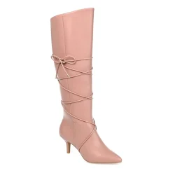 Journee Collection Womens Kaavia Stiletto Heel Riding Boots