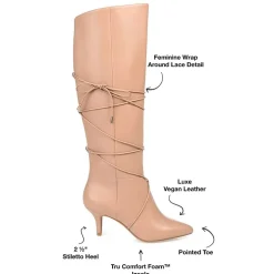 Journee Collection Womens Kaavia Stiletto Heel Riding Boots