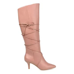Journee Collection Womens Kaavia Stiletto Heel Riding Boots