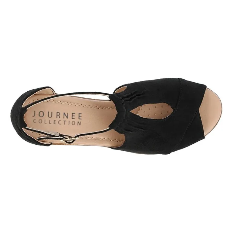 Journee Collection Womens Kedzie Wedge Sandals
