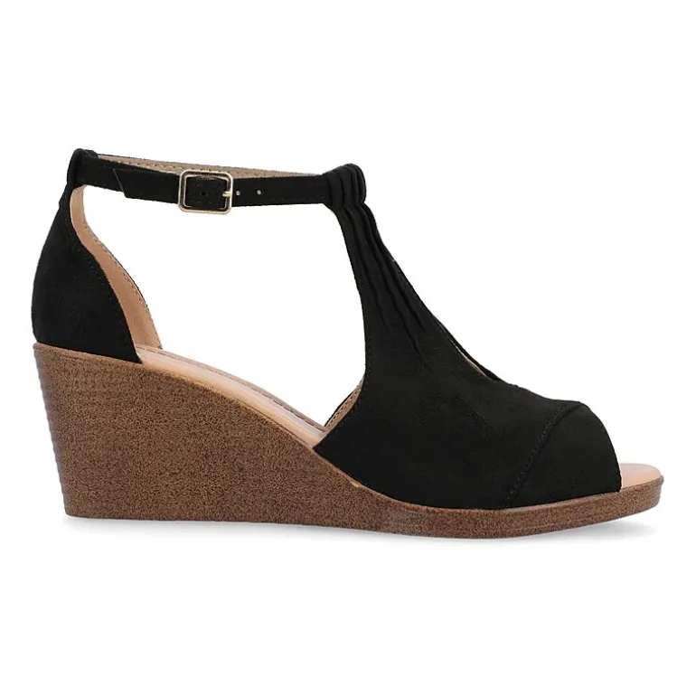Journee Collection Womens Kedzie Wedge Sandals