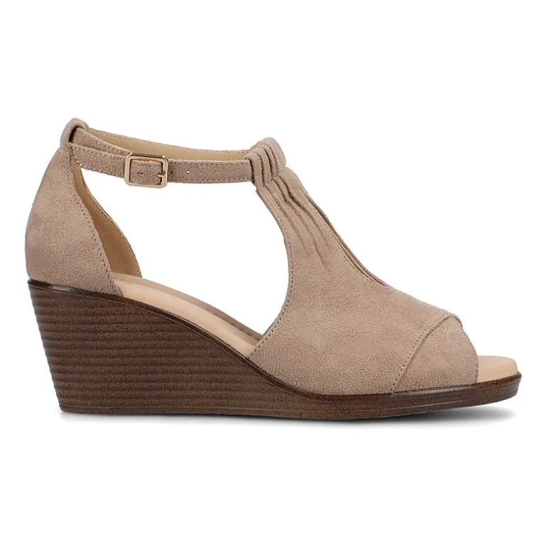 Journee Collection Womens Kedzie Wedge Sandals