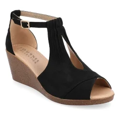 Journee Collection Womens Kedzie Wedge Sandals