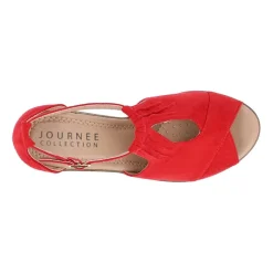 Journee Collection Womens Kedzie Wedge Sandals