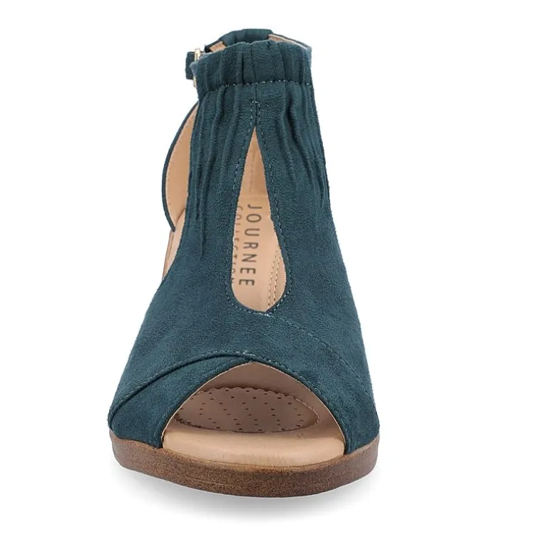 Journee Collection Womens Kedzie Wedge Sandals