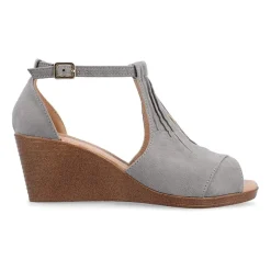 Journee Collection Womens Kedzie Wedge Sandals
