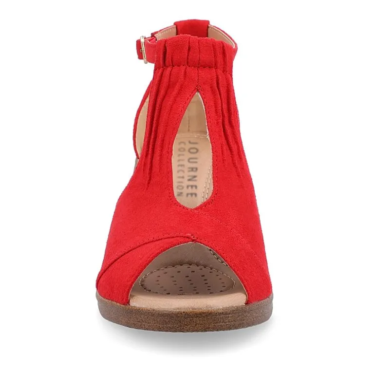 Journee Collection Womens Kedzie Wedge Sandals