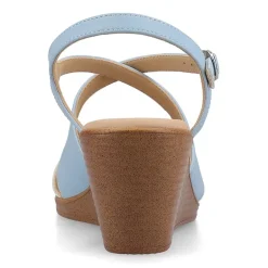 Journee Collection Womens Kedzieii Wedge Sandals