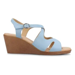 Journee Collection Womens Kedzieii Wedge Sandals
