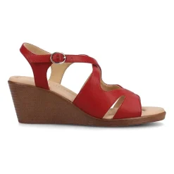 Journee Collection Womens Kedzieii Wedge Sandals