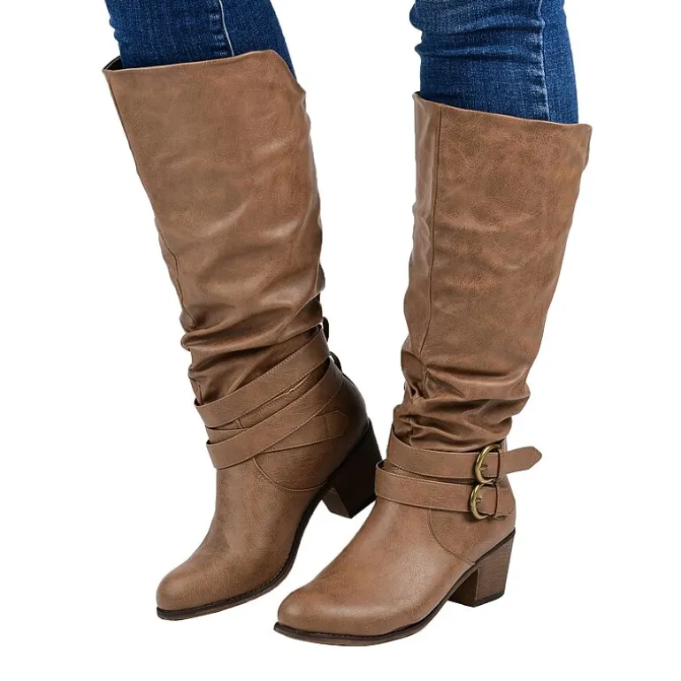 Journee Collection Womens Late Riding Boots