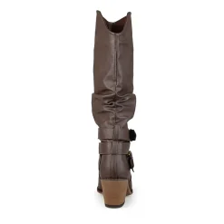 Journee Collection Womens Late Riding Boots
