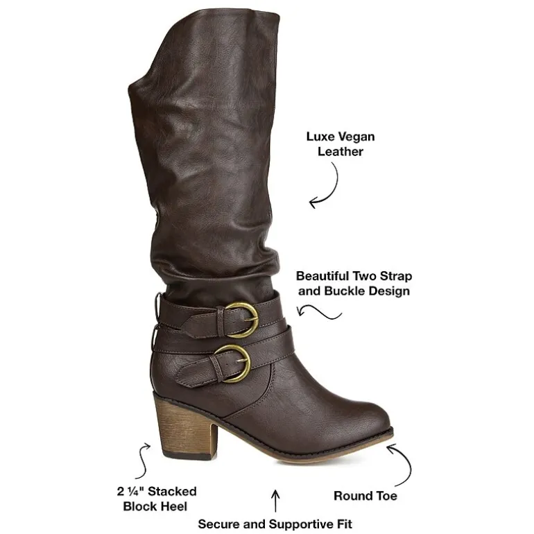 Journee Collection Womens Late Riding Boots