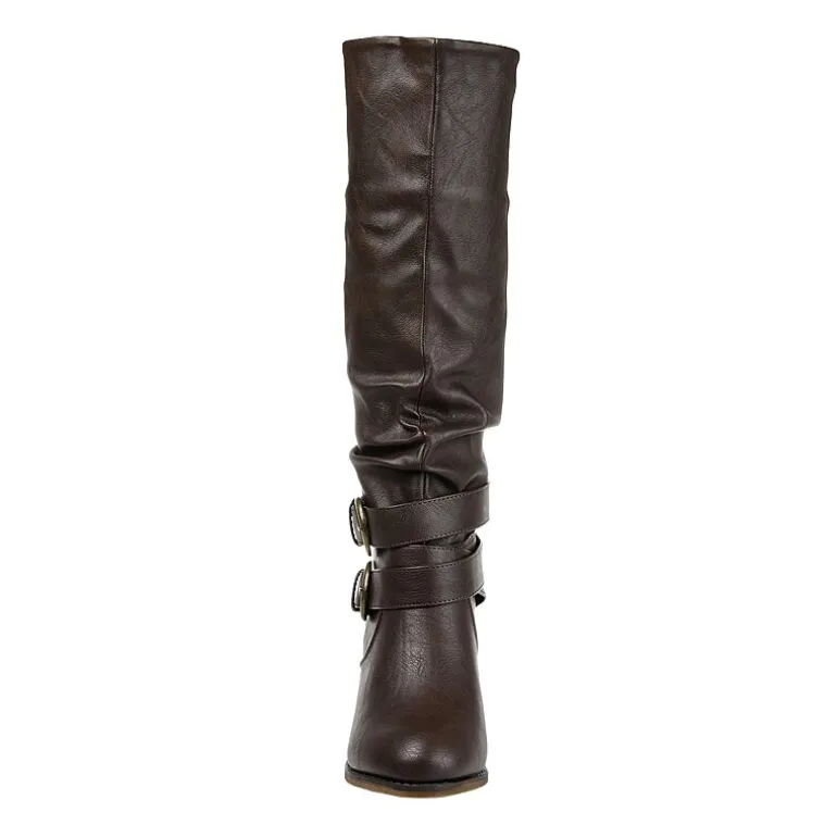 Journee Collection Womens Late Riding Boots