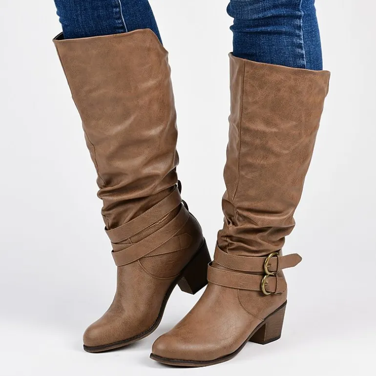 Journee Collection Womens Late Riding Boots