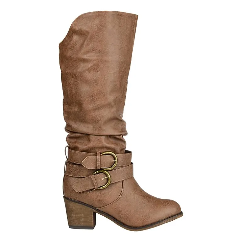 Journee Collection Womens Late Riding Boots