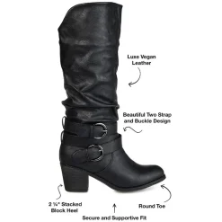 Journee Collection Womens Late Riding Boots