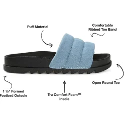 Journee Collection Womens Lazro Slide Sandals