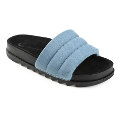 Journee Collection Womens Lazro Slide Sandals