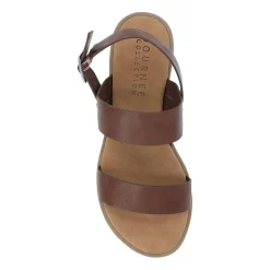 Journee Collection Womens Lavine Slingback Strap Flat Sandals