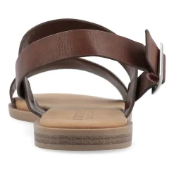 Journee Collection Womens Lavine Slingback Strap Flat Sandals
