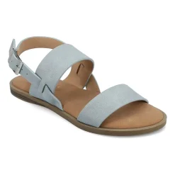 Journee Collection Womens Lavine Slingback Strap Flat Sandals