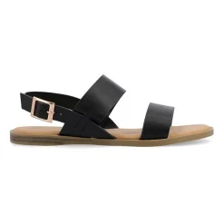 Journee Collection Womens Lavine Slingback Strap Flat Sandals