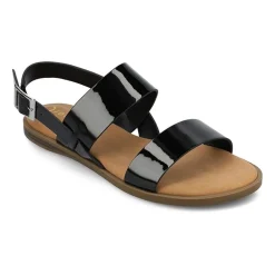Journee Collection Womens Lavine Slingback Strap Flat Sandals