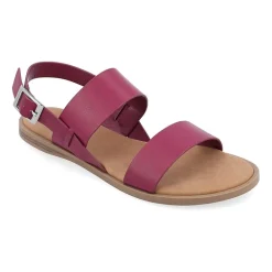 Journee Collection Womens Lavine Slingback Strap Flat Sandals