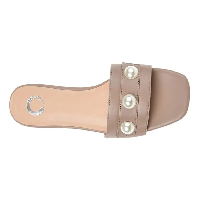 Journee Collection Womens Leonie Slide Sandals