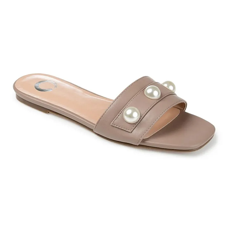Journee Collection Womens Leonie Slide Sandals