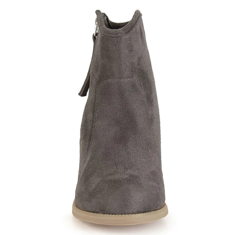 Journee Collection Womens Link Stacked Heel Booties