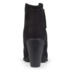 Journee Collection Womens Link Stacked Heel Booties