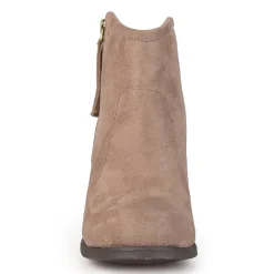 Journee Collection Womens Link Stacked Heel Booties