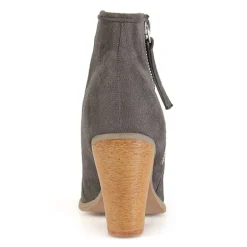 Journee Collection Womens Link Stacked Heel Booties