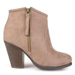 Journee Collection Womens Link Stacked Heel Booties