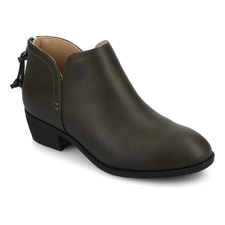 Journee Collection Womens Livvy Block Heel Booties