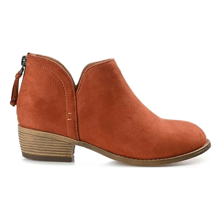 Journee Collection Womens Livvy Block Heel Booties