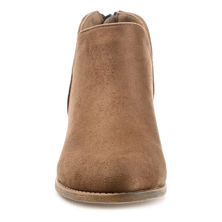 Journee Collection Womens Livvy Block Heel Booties