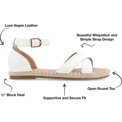 Journee Collection Womens Lyddia Strap Sandals