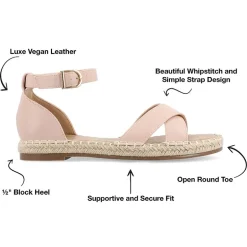 Journee Collection Womens Lyddia Strap Sandals