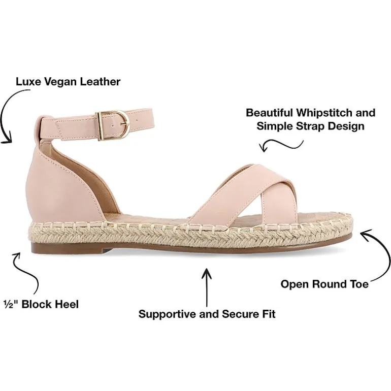 Journee Collection Womens Lyddia Strap Sandals