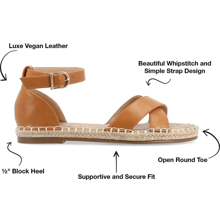 Journee Collection Womens Lyddia Strap Sandals