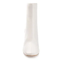 Journee Collection Womens Maize Stacked Heel Booties