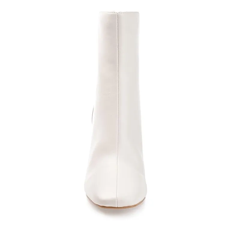 Journee Collection Womens Maize Stacked Heel Booties