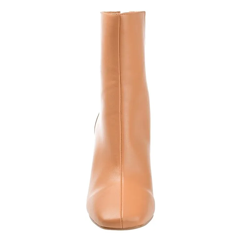 Journee Collection Womens Maize Stacked Heel Booties