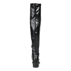 Journee Collection Womens Mariana Extra Wide Calf Block Heel Over the Knee Boots